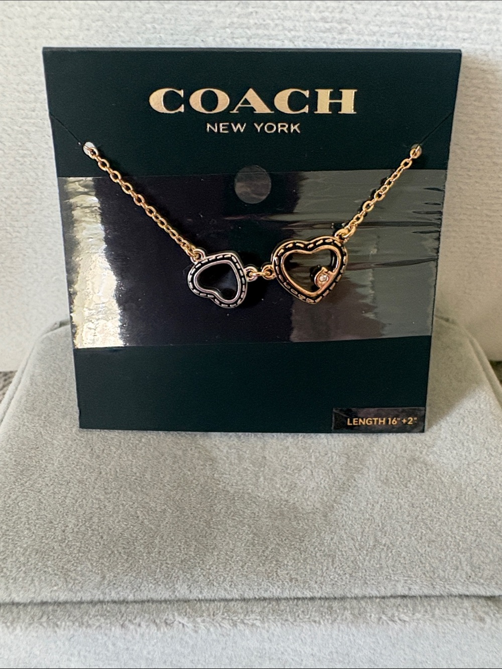 Coach Heart Necklace